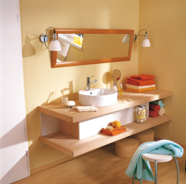 mobiletto per lavabo da appoggio