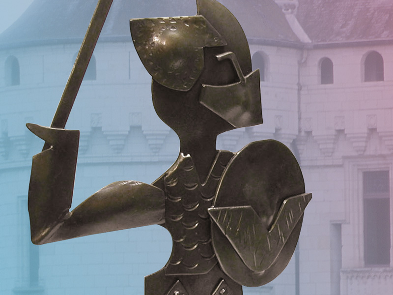 Costruzione di una statuetta di ferro