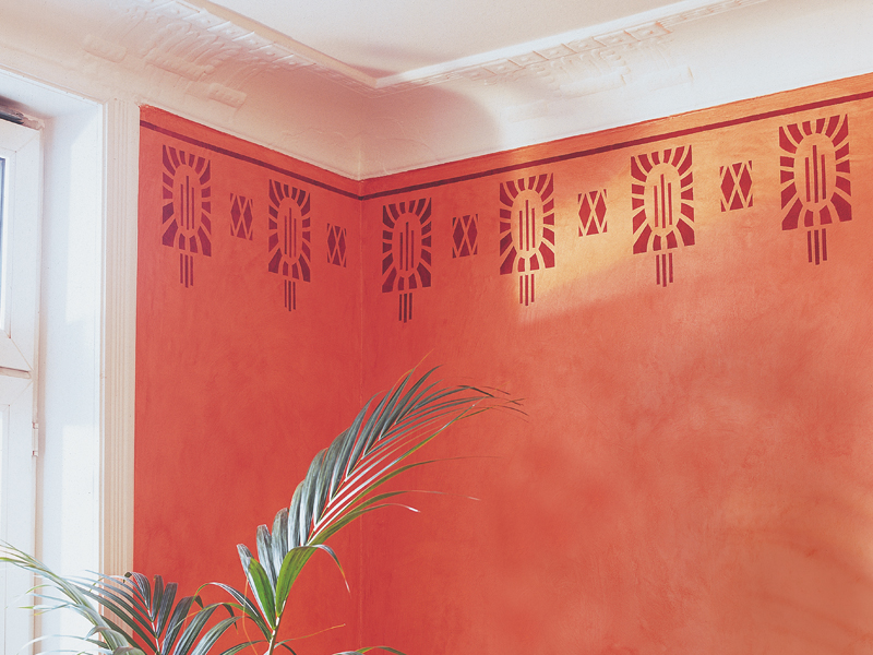 Decorae le pareti con lo stencil