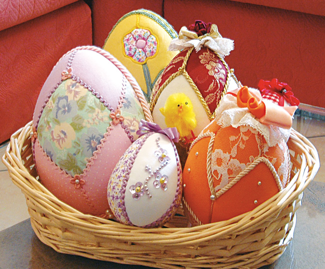 patchwork senz'ago uova di pasqua