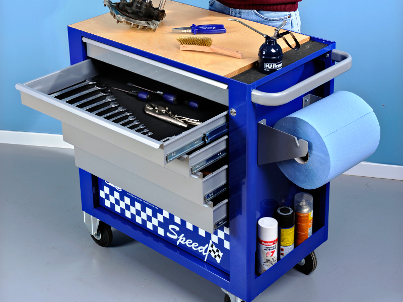 carrello porta utensili laboratorio
