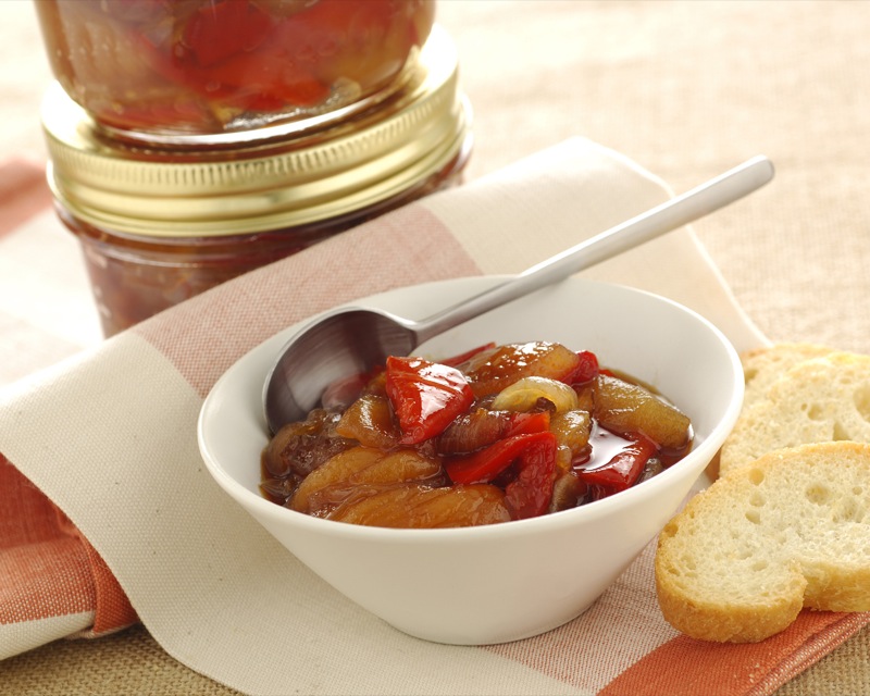 ricetta conserva peperoni albicocche