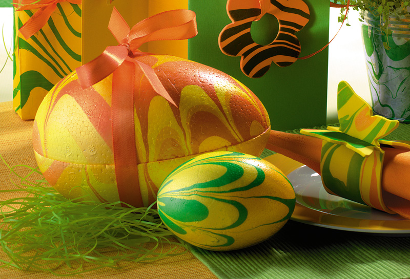 Uova di pasqua decorate