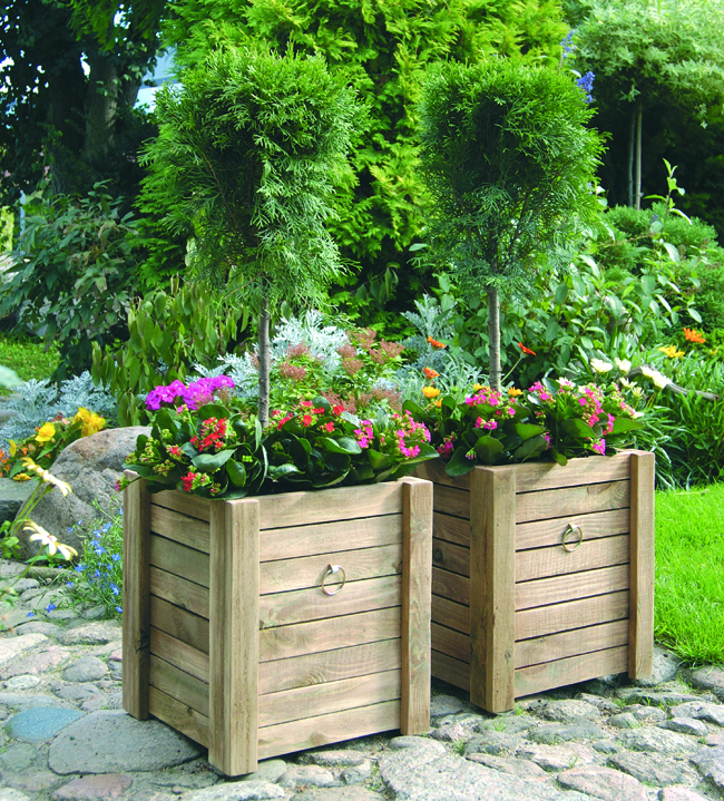 fioriere in legno