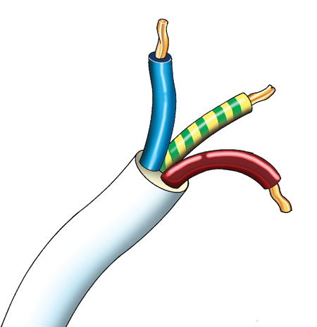 disegno cavo elettrico