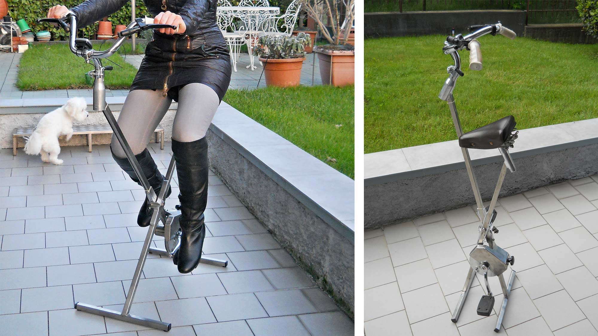 cyclette pieghevole