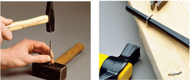 trucchi utilizzando i chiodi per legno