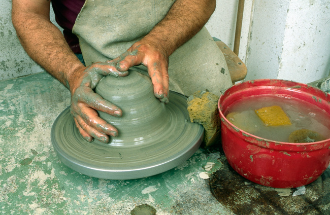 lavorazione argilla