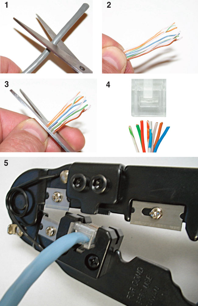 crimpare cavo ethernet