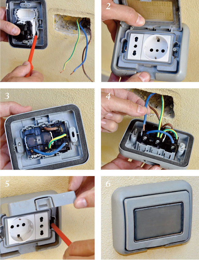 isolamento presa elettrica