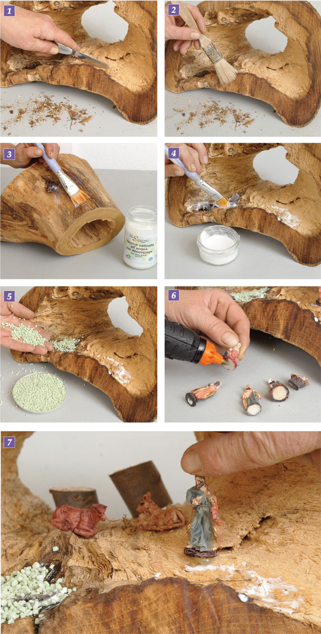 come realizzare un presepe di legno