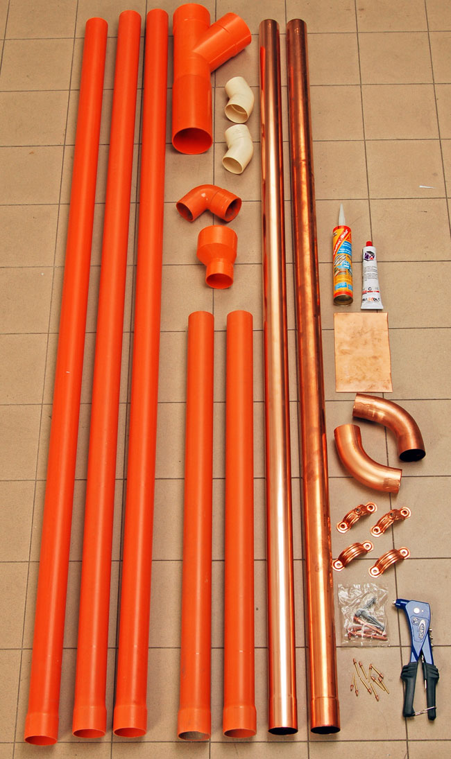come installare un pluviale, installare un pluviale, ristrutturare casa, pluviale fai da te, installare una grondaia, pluviale in rame fai da te, pluviale in rame