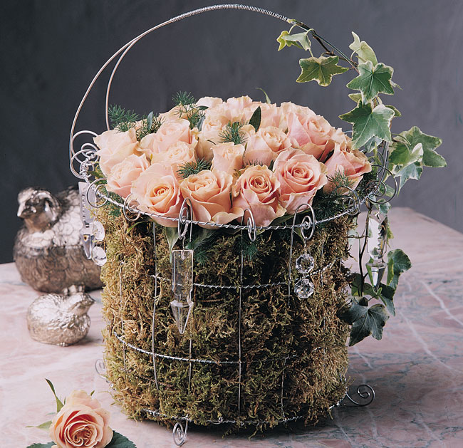 composizione di rose