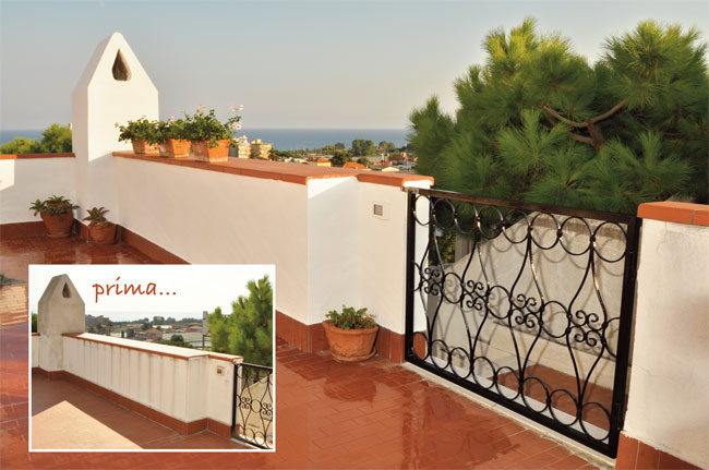 manutenzione della terrazza