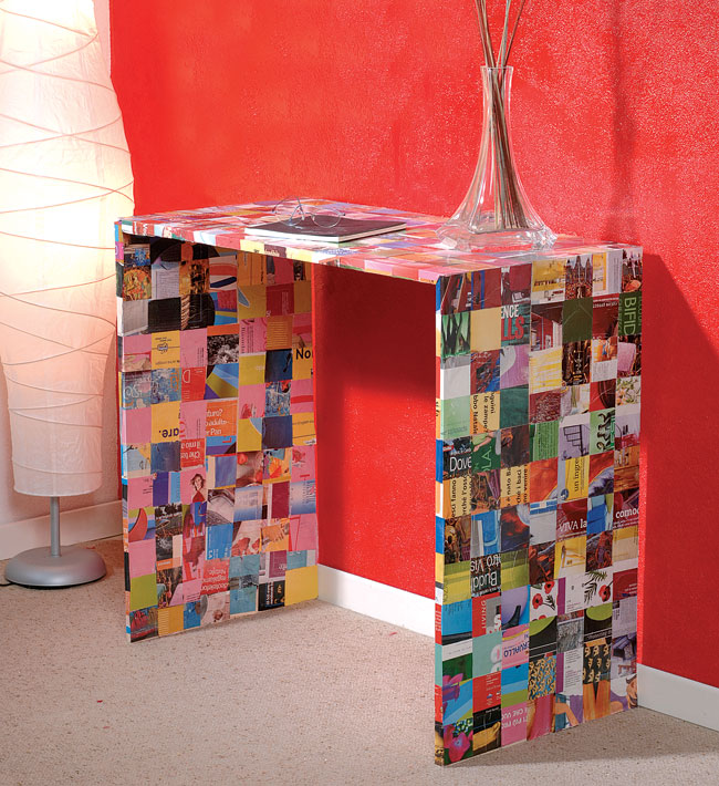 tavolo patchwork, tavolo fai da te, patchwork, tavolo decorato