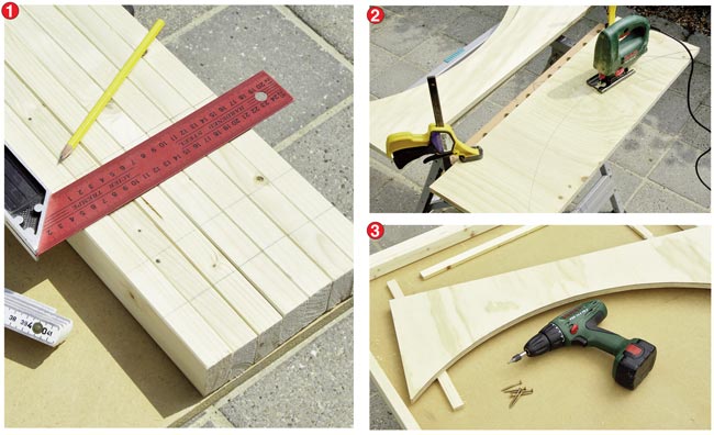 taglio montanti legno