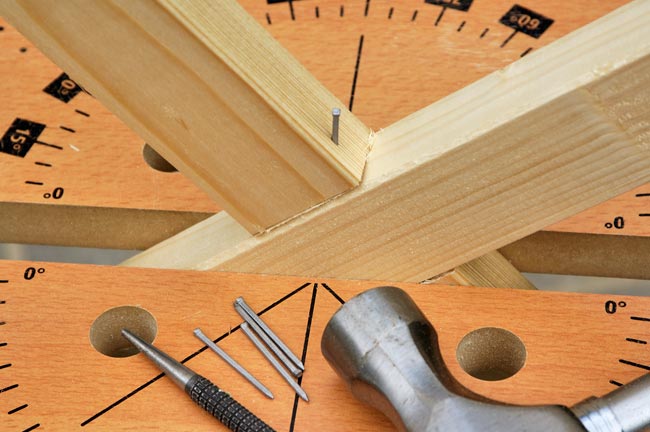 invastro a mezzo legno