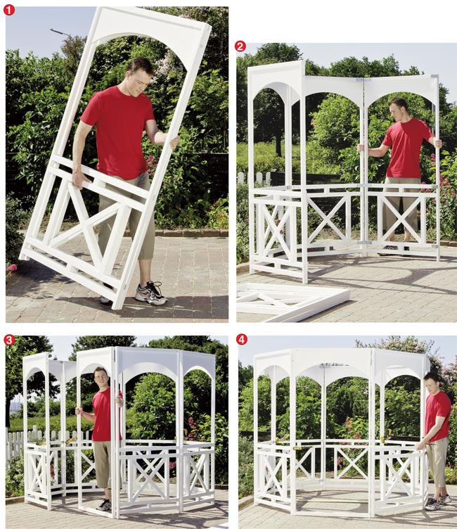 come montare un gazebo