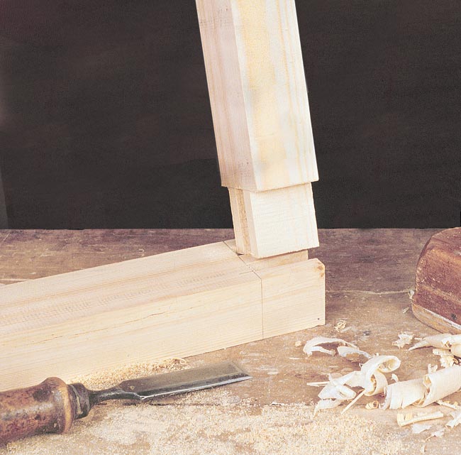 incastro a tenone e mortasa
