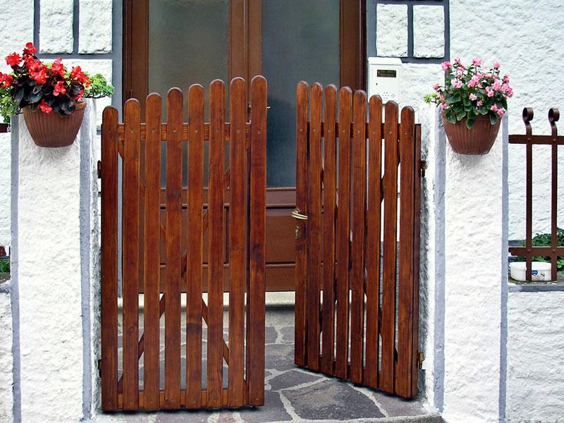 Cancello in legno fai da te