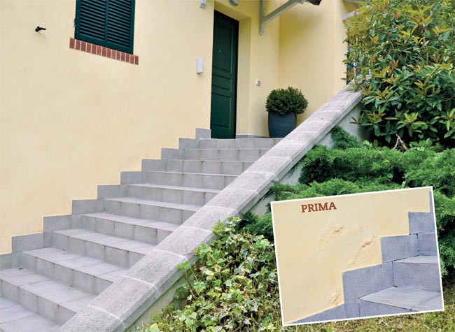 manutenzione della scala esterna