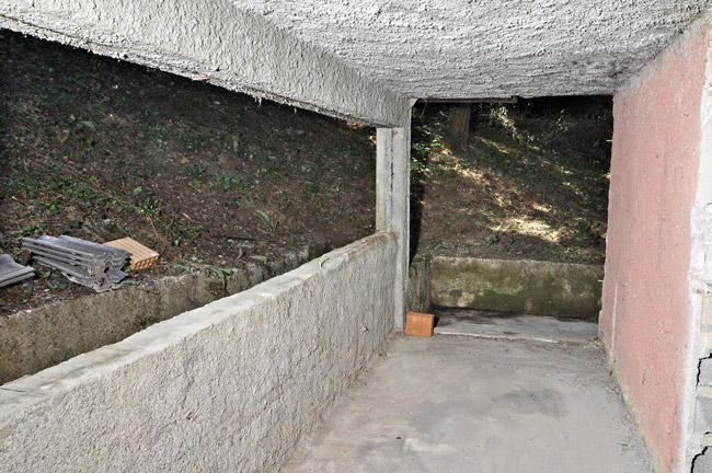 bagno di servizio in muratura