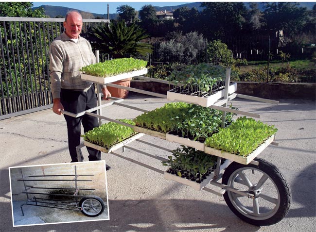 carrello per vivai