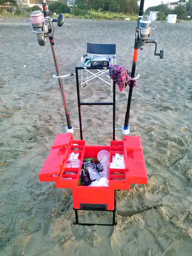 carrello da spiaggia fai da te