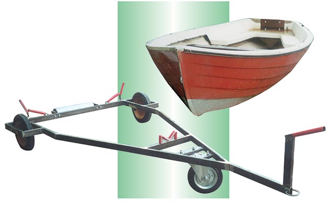 carrello portabarca fai da te
