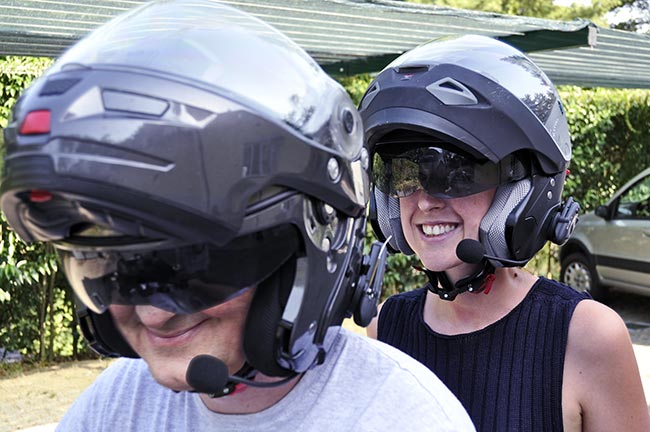 interfono per casco