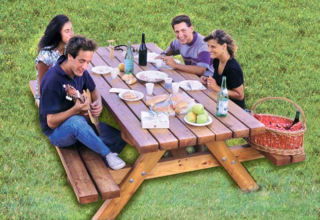 tavolo pic nic fai da te