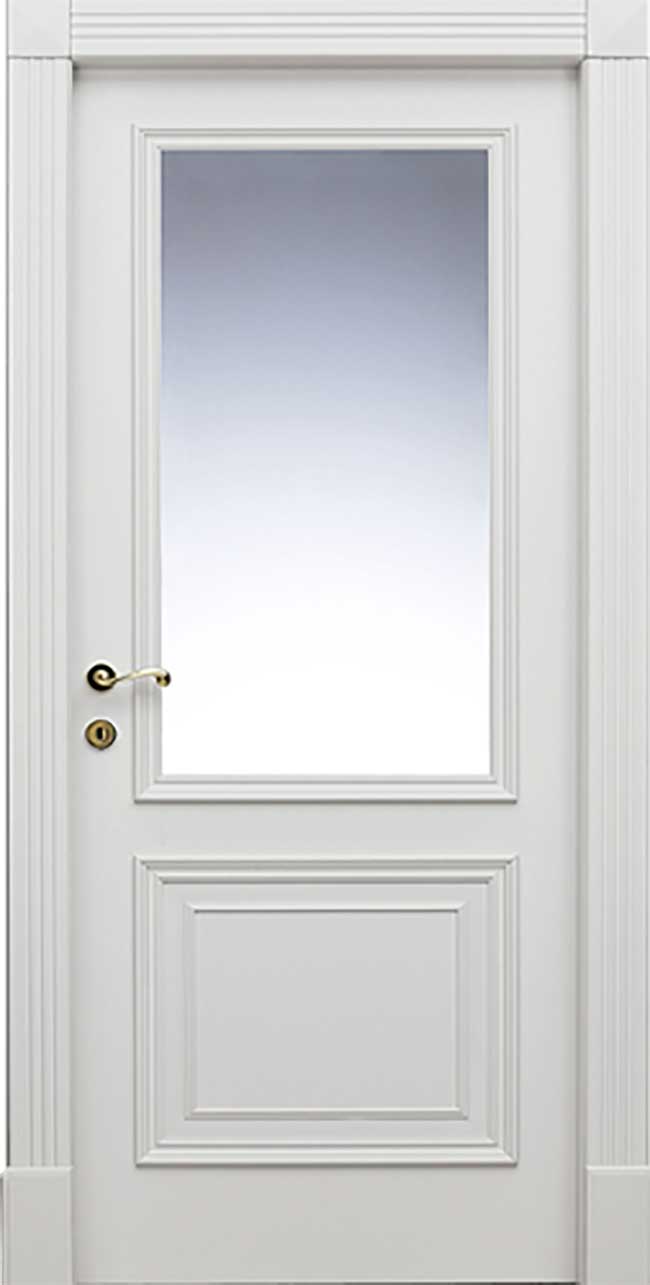 porta semivetrata