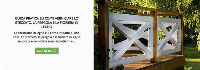 verniciare steccato