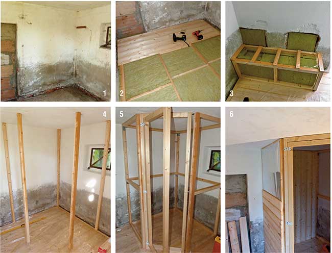costruire una sauna fai da te