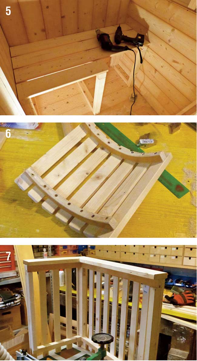 seduta per sauna