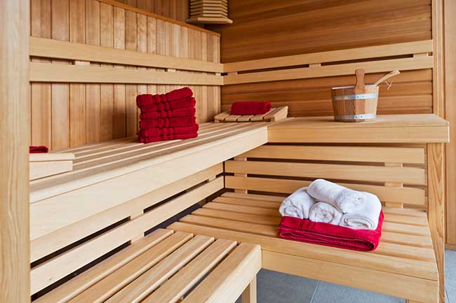 sauna finlandese
