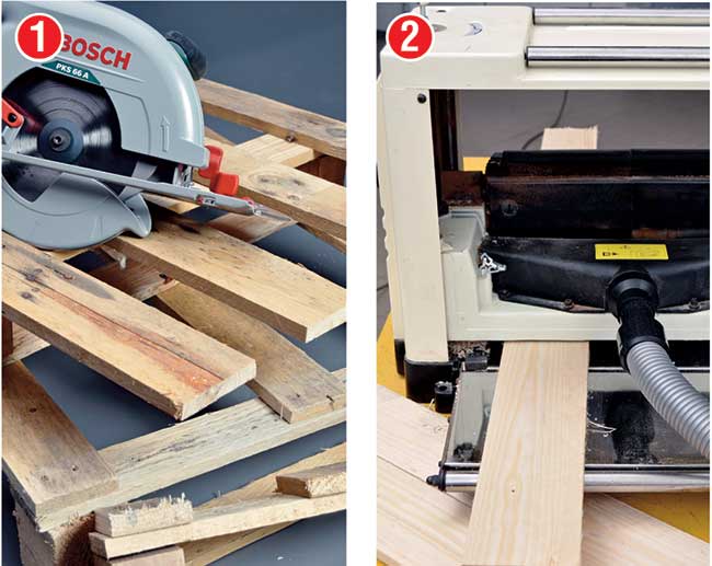 recuperare legno pallet