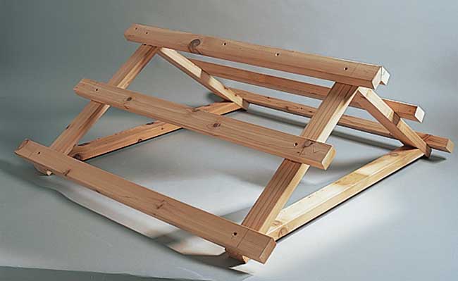 tetto in legno