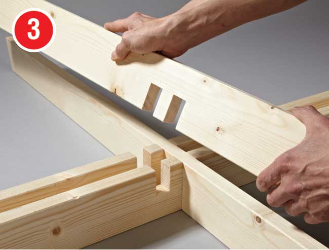 incastro legno