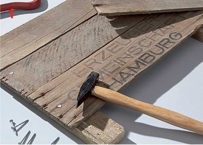 recuperare cassetta di legno