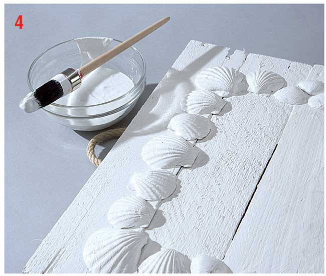 decorare conchiglie