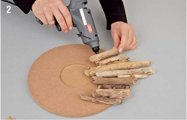 incollare legno su cornice