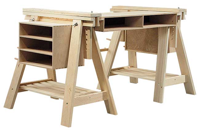 banco da lavoro in legno