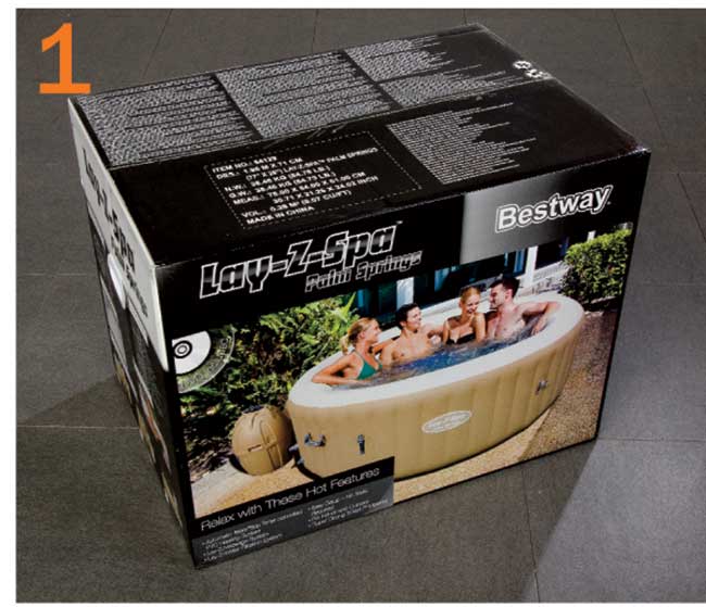 spa in casa bestway