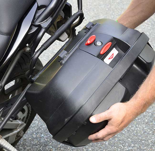 bauletto moto laterale