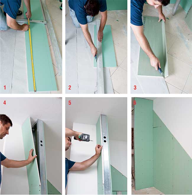 spallina per cabina armadio in cartongesso