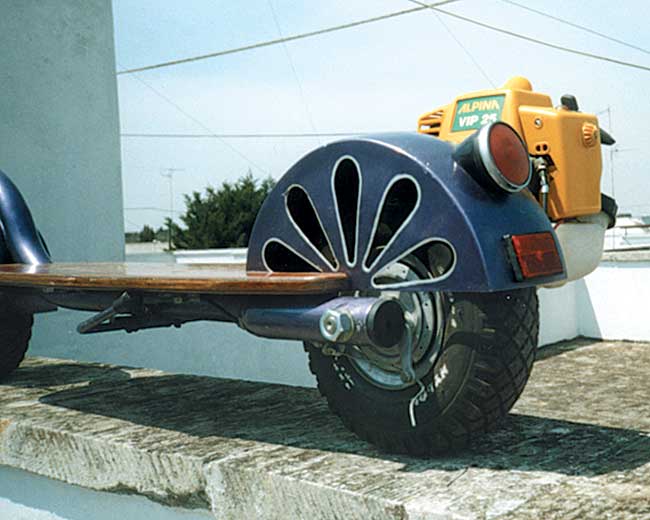 ruota monopattino a motore