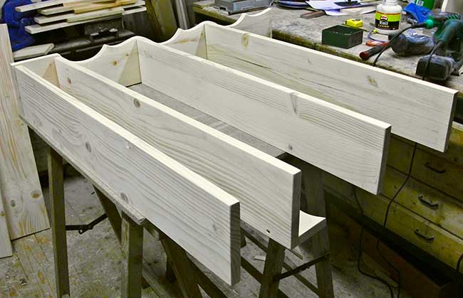 ripiani piattaia in legno