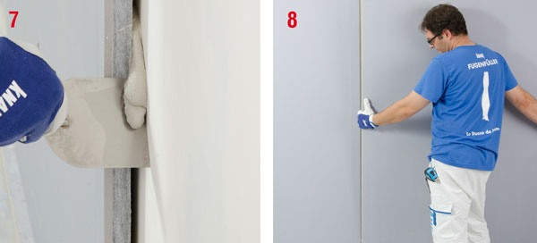 Controparete con lastre Knauf Diamant