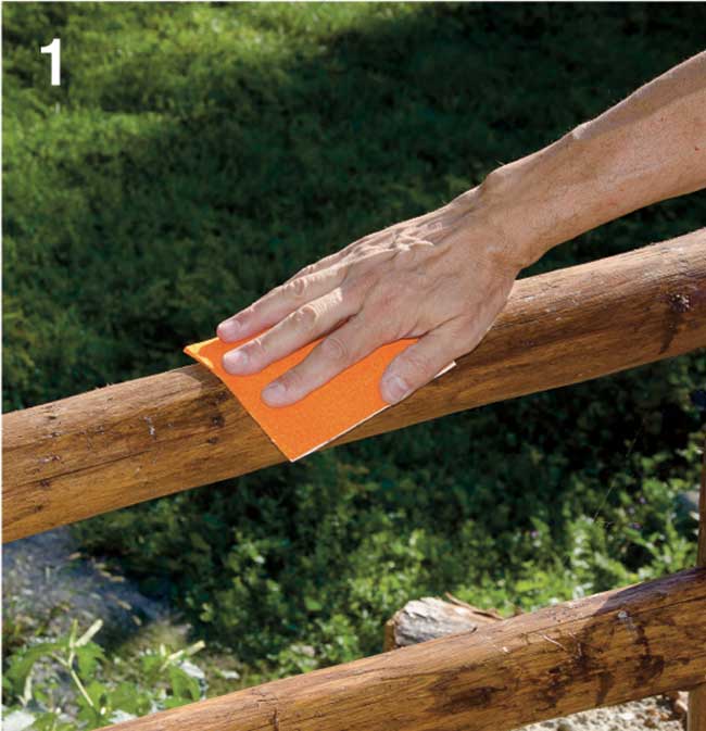 levigatura manuale del legno